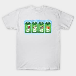 CHRISTMAS GIFT TAGS: Merry Chillin HoHoHo Bright T-Shirt